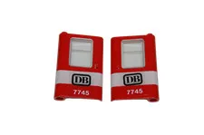 Lego® 12V TRAIN Railway 7745 Doors Set Left+ Right Deutsche Bahn RED