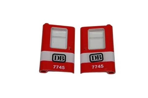 Lego® 12V TRAIN Railway 7745 Doors Set Left+ Right Deutsche Bahn RED