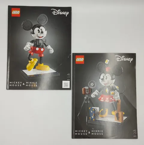 LEGO MICKEY & MINNIE MOUSE Buildable Characters Instruction Books 43179 Disney
