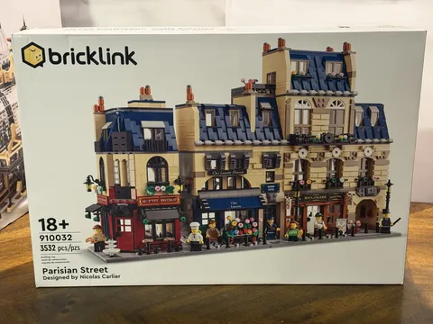 LEGO:Bricklink Designer Program: Parisian Street 910032 New Sealed Box Retired