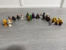LEGO Ninjago Minifigure Lot Golden Ninja Serpentine Chen Skylor Zane Wu