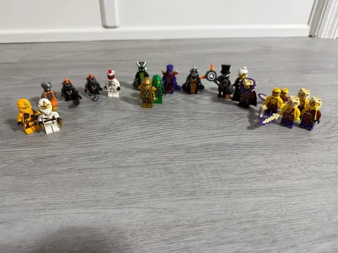 LEGO Ninjago Minifigure Lot Golden Ninja Serpentine Chen Skylor Zane Wu