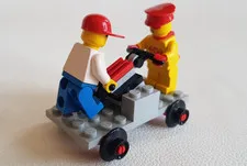 LEGO 2585 LEGO Loco Stationmaster 1998 Train 9V Super Station Railroad Brickster