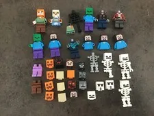 LEGO Minecraft Minifigure Lot MC7