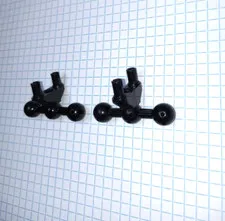 2 pcs Lego Technic Pin Connectors Perpendicular 3L, 2 pins, 2 ball joints, axle