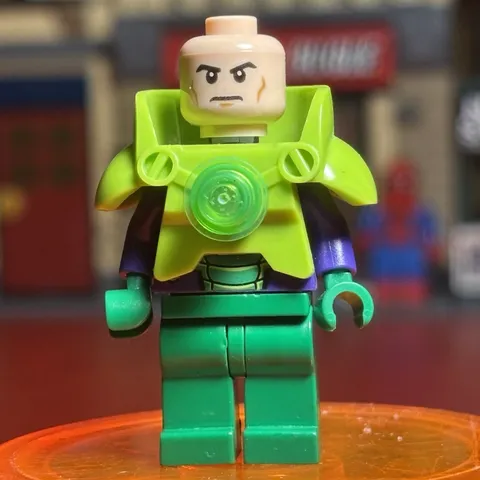 LEGO Minifigure Lex Luthor Battle Armor Green Legs sh292 Super Heroes