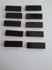 No 337 Lego Tile 1x3.   63864 Black