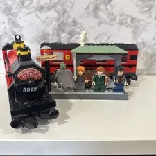 Harry Potter Lego Set #4758 Hogwarts Express COMPLETE w/ MiniFigs VINTAGE