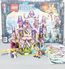 Lego Elves 41078 Skyra’s Mysterious Sky Castle Complete Box Manual Naida Retired