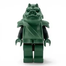 Lego Star Wars Gamorrean Guard Minifigure sw0075 Dark Gray Arms 4476 Damaged