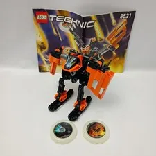 Lego Technic Throwbots Flare Set 8521 With Throwing Discs And Instructions 