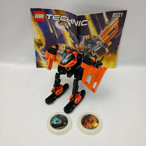 Lego Technic Throwbots Flare Set 8521 With Throwing Discs And Instructions 