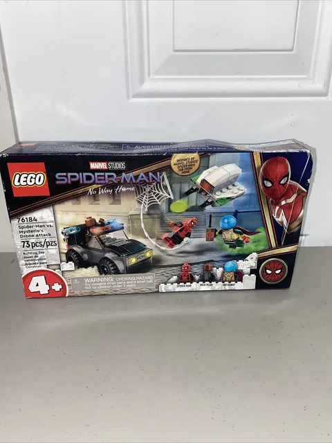 LEGO 76184 Spider-Man vs Mysterio's Drone Attack New Sealed Retired Damaged Box