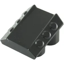 LEGO 18x Black Brick, Modified 2 x 2 No Studs, Sloped inv.602
