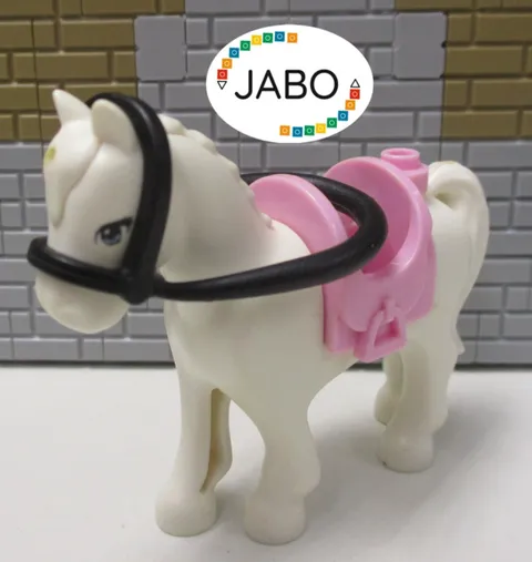 (O 15 / 2 / 4 ) Lego Friends Horse with Saddle and Halter Riding Stable...