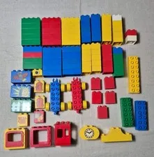 Vintage 94 Lego Duplo Blocks Red Blue Yellow Green 