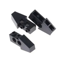 3x LEGO Technic Brick Slope Beam 4x1x1 2/3 Black Bevel Stone 4227262 2743