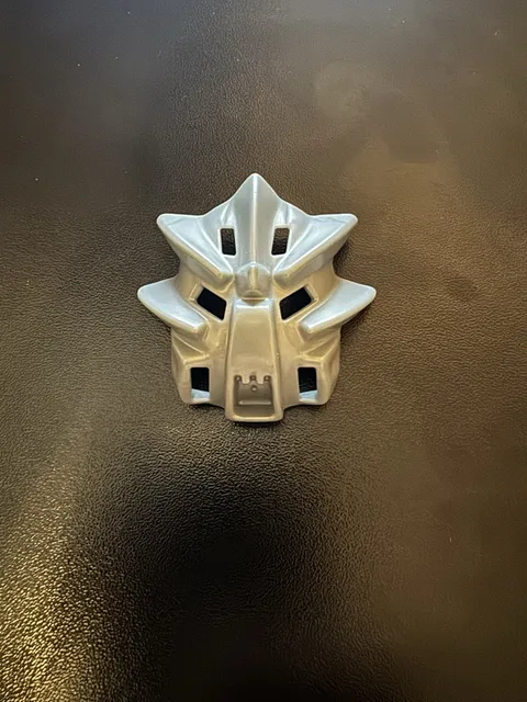 Lego Bionicle Kanohi Mask (8567) PEARL LIGHT GRAY Miru Nuva PN 43614