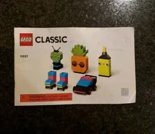 LEGO Classic Creative Neon Building Blocks 11027 Instruction Guide MANUAL ONLY
