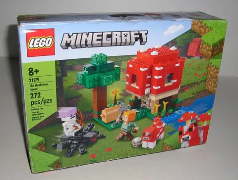 2022 LEGO Minecraft Set 21179 - THE MUSHROOM HOUSE (New/Sealed) dented box