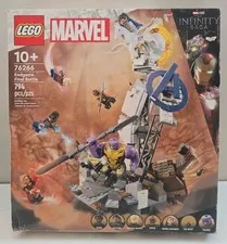LEGO Marvel 76266 Infinity Saga Avengers Endgame Final Battle Sealed Box Damage 