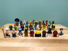 LEGO Mixed Minifigure Lot - Minecraft Ninjago Dragonball One Piece