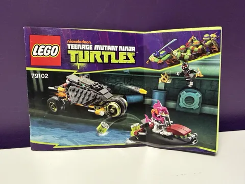 Lego 79102 Turtle Shellraiser Instruction Manual Booklet Only Creased