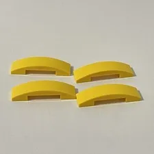 Lego 93273 Yellow Replacement Add-on Pieces Parts Lot of 4