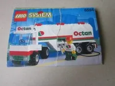 Lego System 6594 Building Instructions Instruction (Item is Glued)