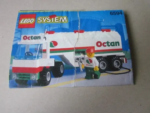 Lego System 6594 Building Instructions Instruction (Item is Glued)