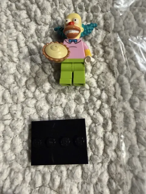 LEGO Simpsons Series 1 Krusty the Clown w/ Pie SIM014 Minifigure 71005