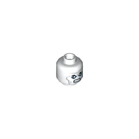 LEGO White Minifigure, Mr. Freeze Head  inv.628