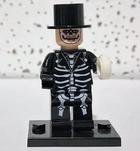Custom Lego James Bond Spectre Villain In Skeleton Tuxedo With  Top Hat