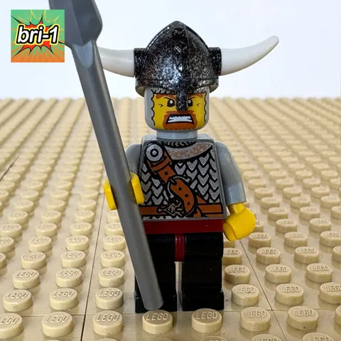 LEGO Vikings: Viking Warrior 4c, SPEAR, vik003, 7016 AGAINST WYVERN DRAGON, 2005