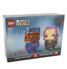 LEGO® Harry Potter Kingsley Shacklebolt & Nymphadora Tonks Brickheadz Set 40618