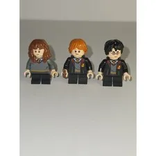 LEGO Harry Potter Minifigure Trio – Harry, Ron & Hermione (Gryffindor Uniforms)