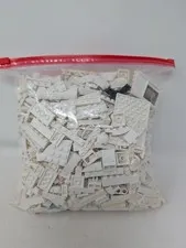LEGO Bricks Bulk Lot - WHITE - Gallon Size Bag Full