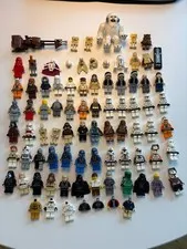 LEGO Star Wars Minifigs MEGA Bundle 80+ WITH accessories (INCL. RARE & VINTAGE)