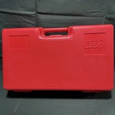 LEGO Red Storage Box Carrying Case - Holder Container - 1980 Vintage 80s - Clean