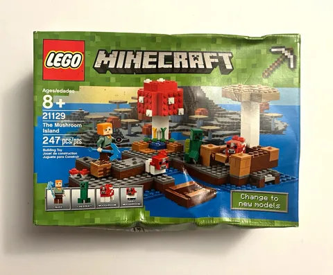 LEGO Minecraft 21129 The Mushroom Island New Sealed Retired