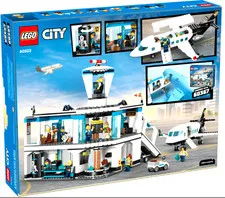 Lego City Airport With Plane 60502 New In Box 9 Minifigs