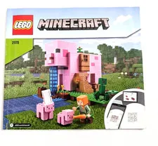 LEGO Minecraft 21170 The Pig House Manual "Only" No Bricks