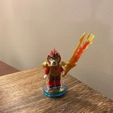 LEGO Dimensions Laval the Lion Prince Minifigure with Sword and toy tag