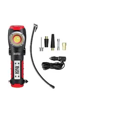 Emson Bionic Car Tire Inflator Portable Air Compressor Led Road Flare Work