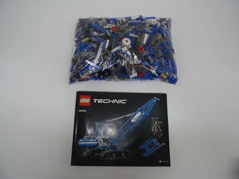 Lego Technic 42042 Crawler Crane Used With Instructions No Original Box