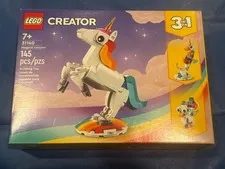 LEGO Creator 3 in 1 Magical Unicorn Toy, Transforms from Unicorn