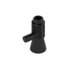 LEGO 20x Black Minifigure, Utensil Loudhailer / Megaphone / SW Blaster inv.626