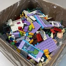 LEGO Bulk Brick Lot Mixed Pieces Building Parts Approximately 8 Lbs