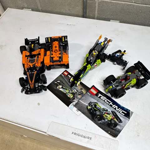 LEGO Technic McClaren set and Sets 42103 and 42072. Unknown if complete.