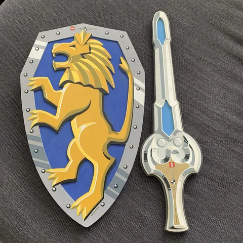 Lego Knights King Mathias Foam Shield & Sword Kingdom Lion